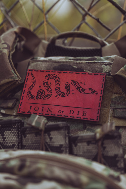 Join or Die Leather Patch