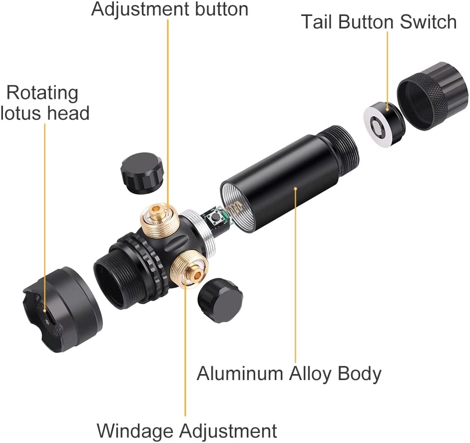 Green/Red Laser with 20mm Mount and Pressure Switch
