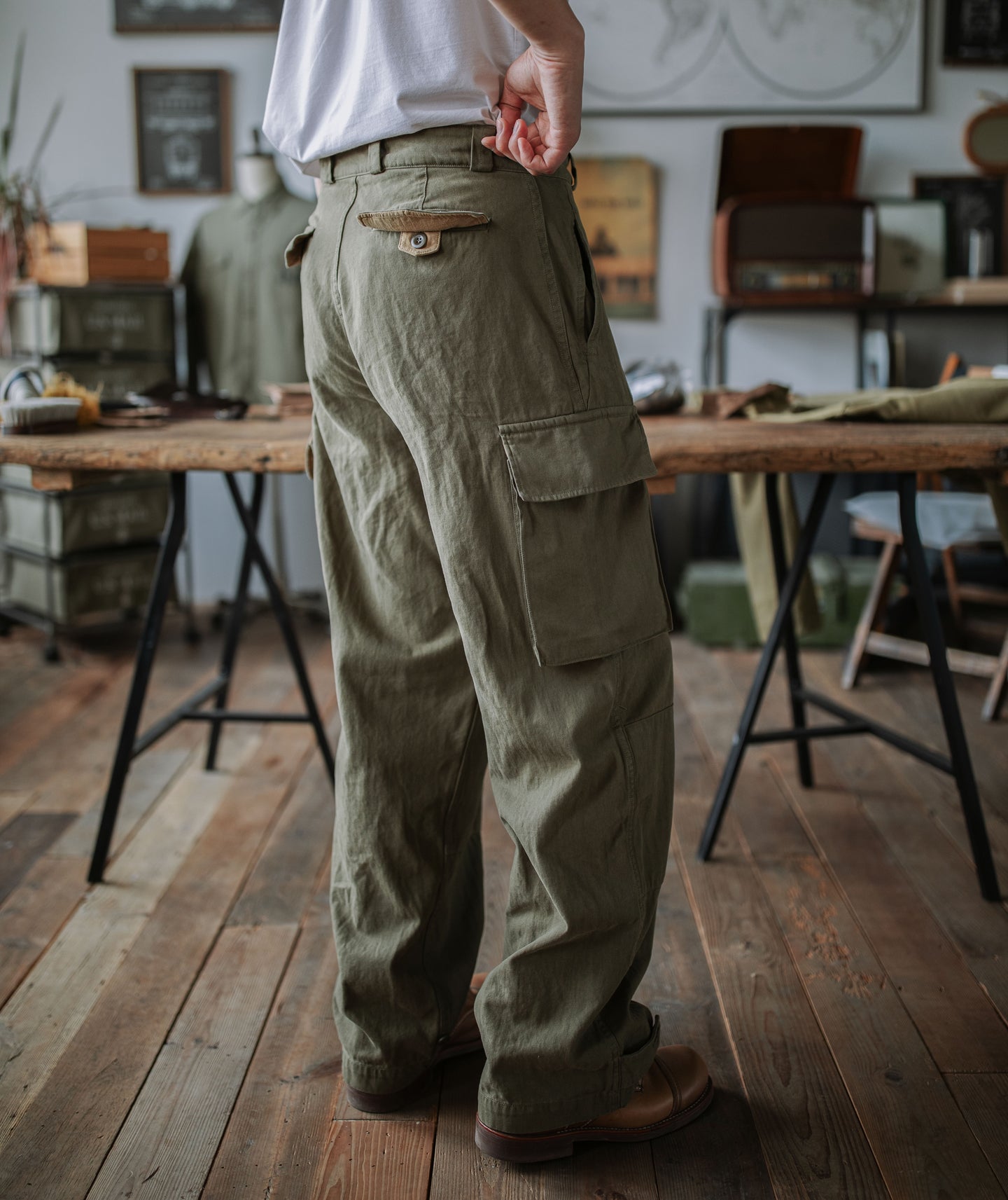 French Army M-47  HBT Field Trousers “Remake”