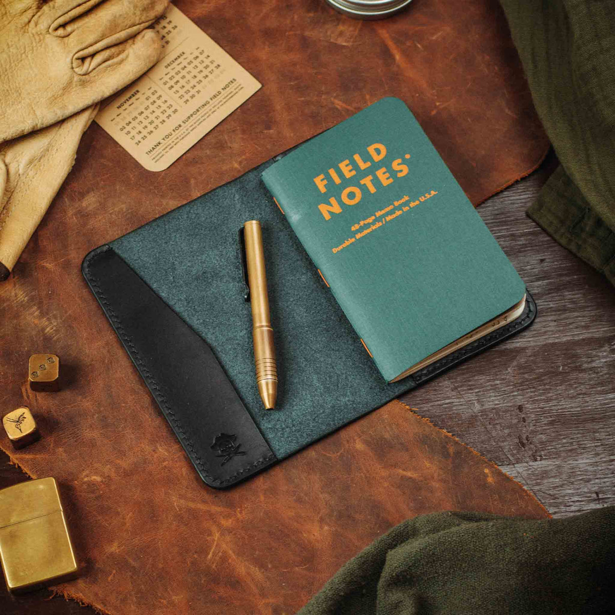 Pirate Goods Navigator - Leather Field Notes Cover