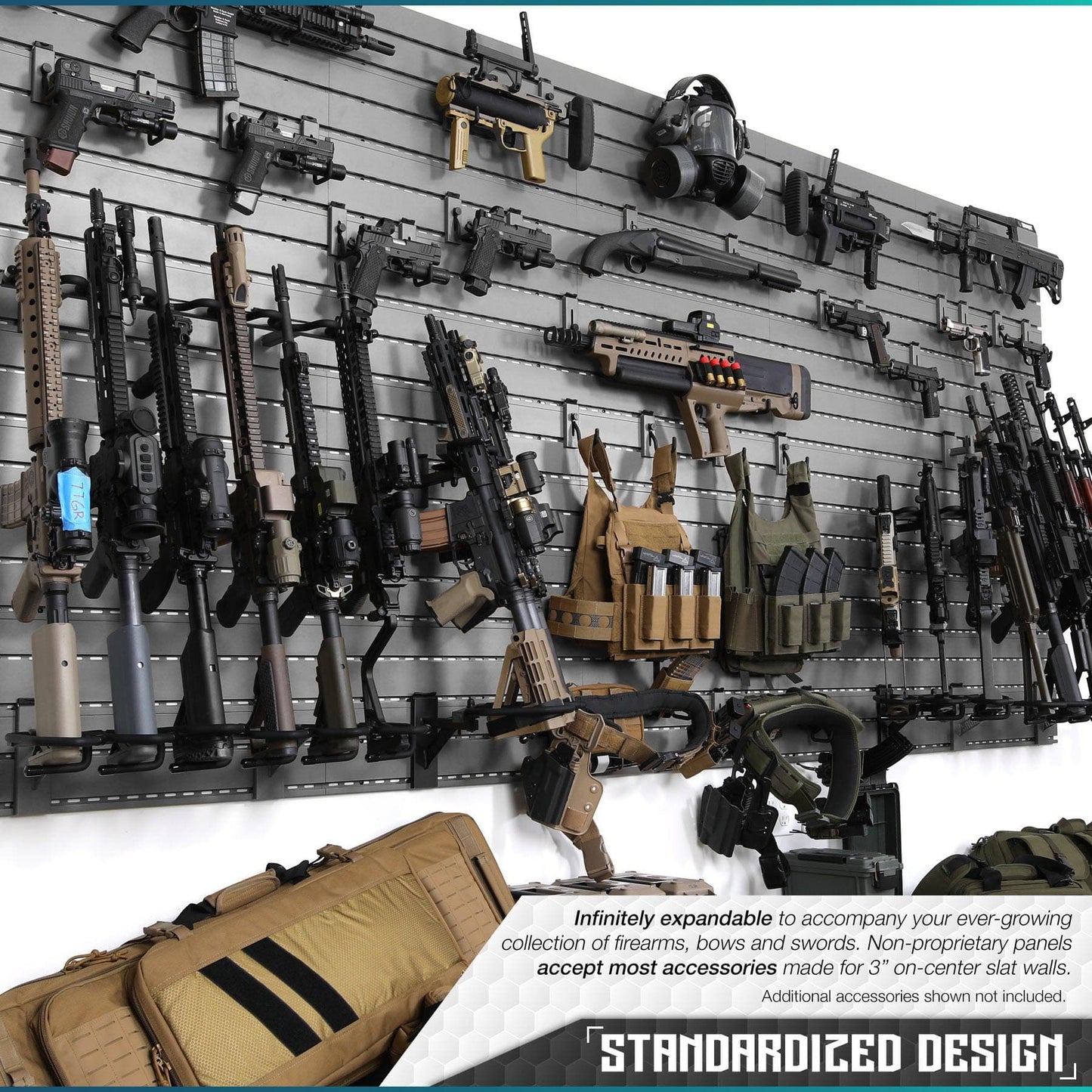 Wall Rack System - 10 Panel and Attachments