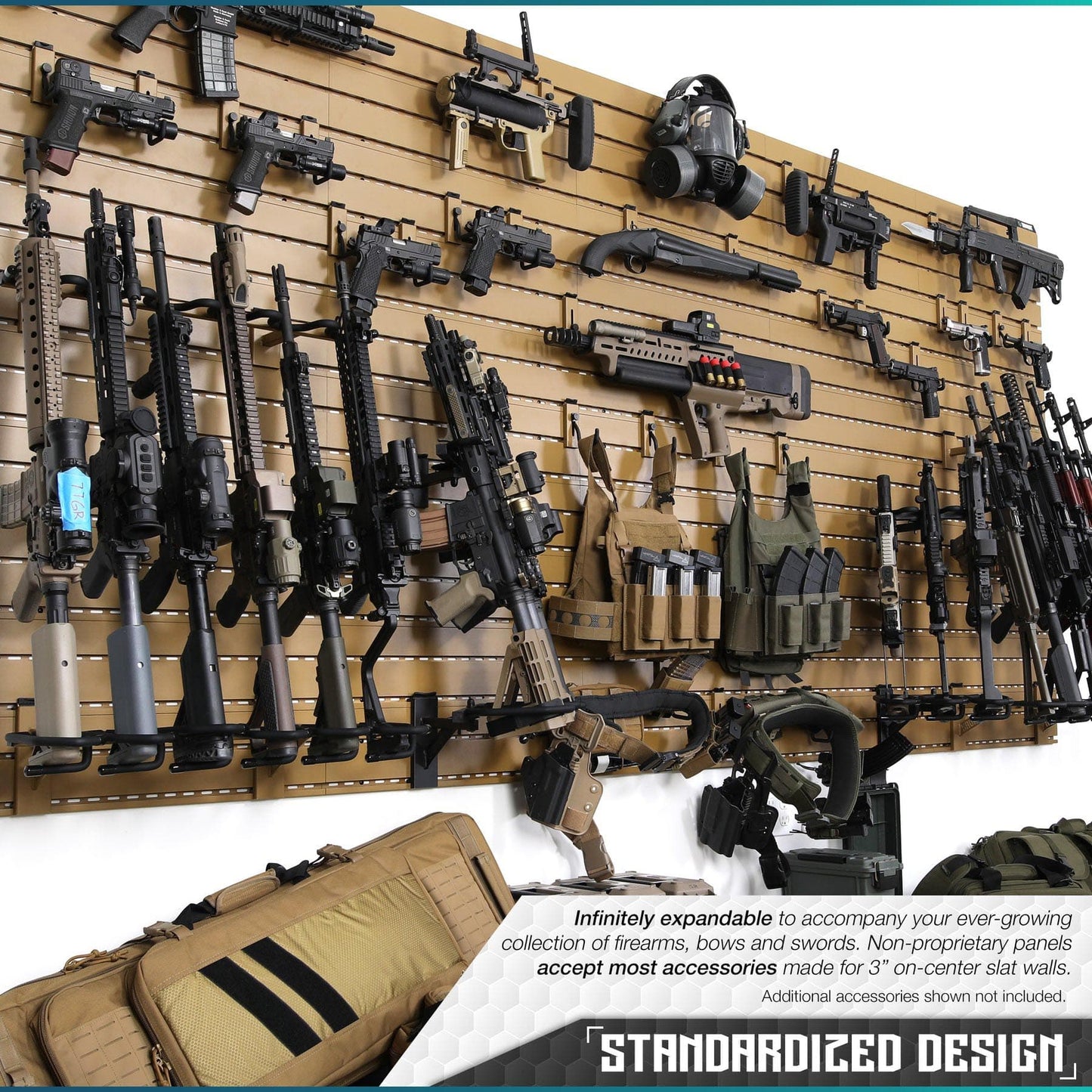 Wall Rack System - 10 Panel and Attachments