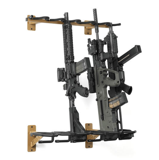 6 Rifle Wall Rack