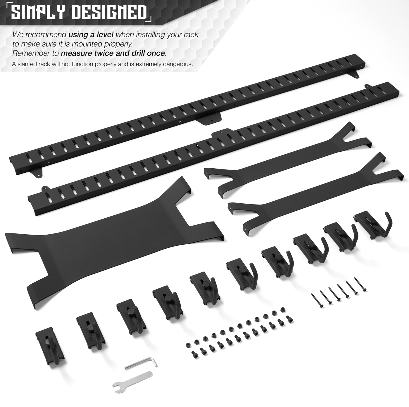 Horizontal Wall Rack