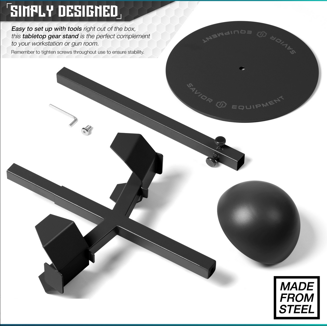Tabletop Gear Rack - HWC