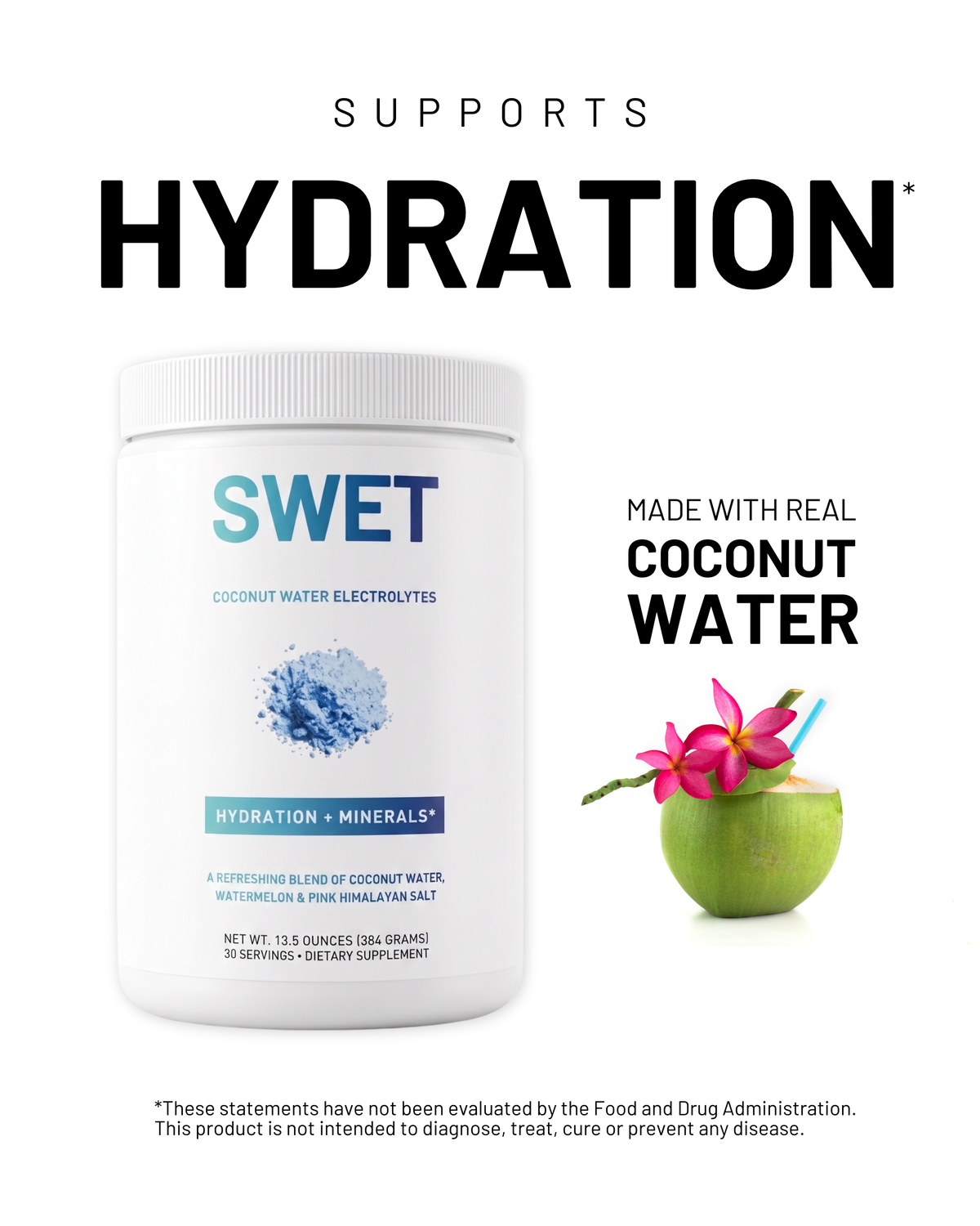 Swet Coconut Water Electrolytes | Coconut Watermelon