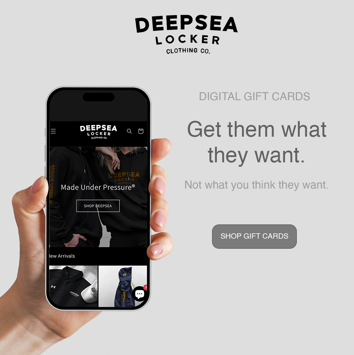 DEEPSEA LOCKER GIFT CARD