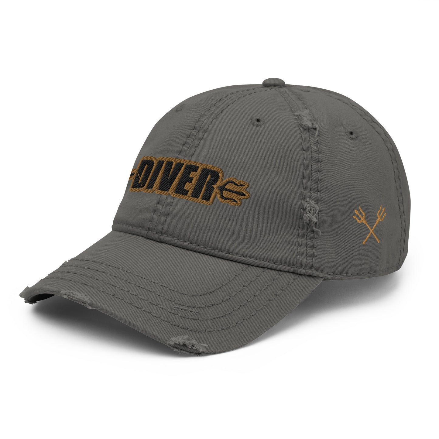 DIVER / STAY DEEP Distressed Dad Hat