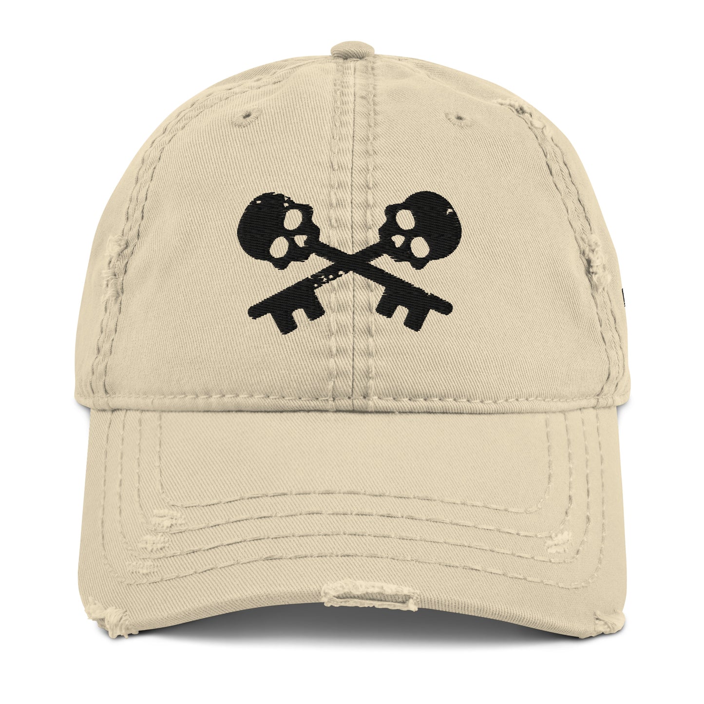 Skeleton Keys Distressed Dad Hat