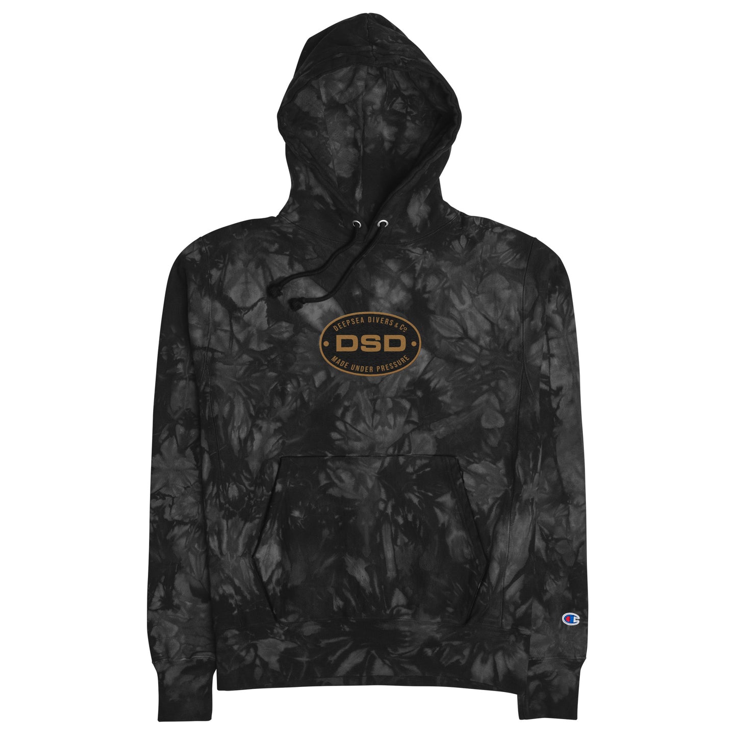 DSD Unisex Champion tie-dye hoodie