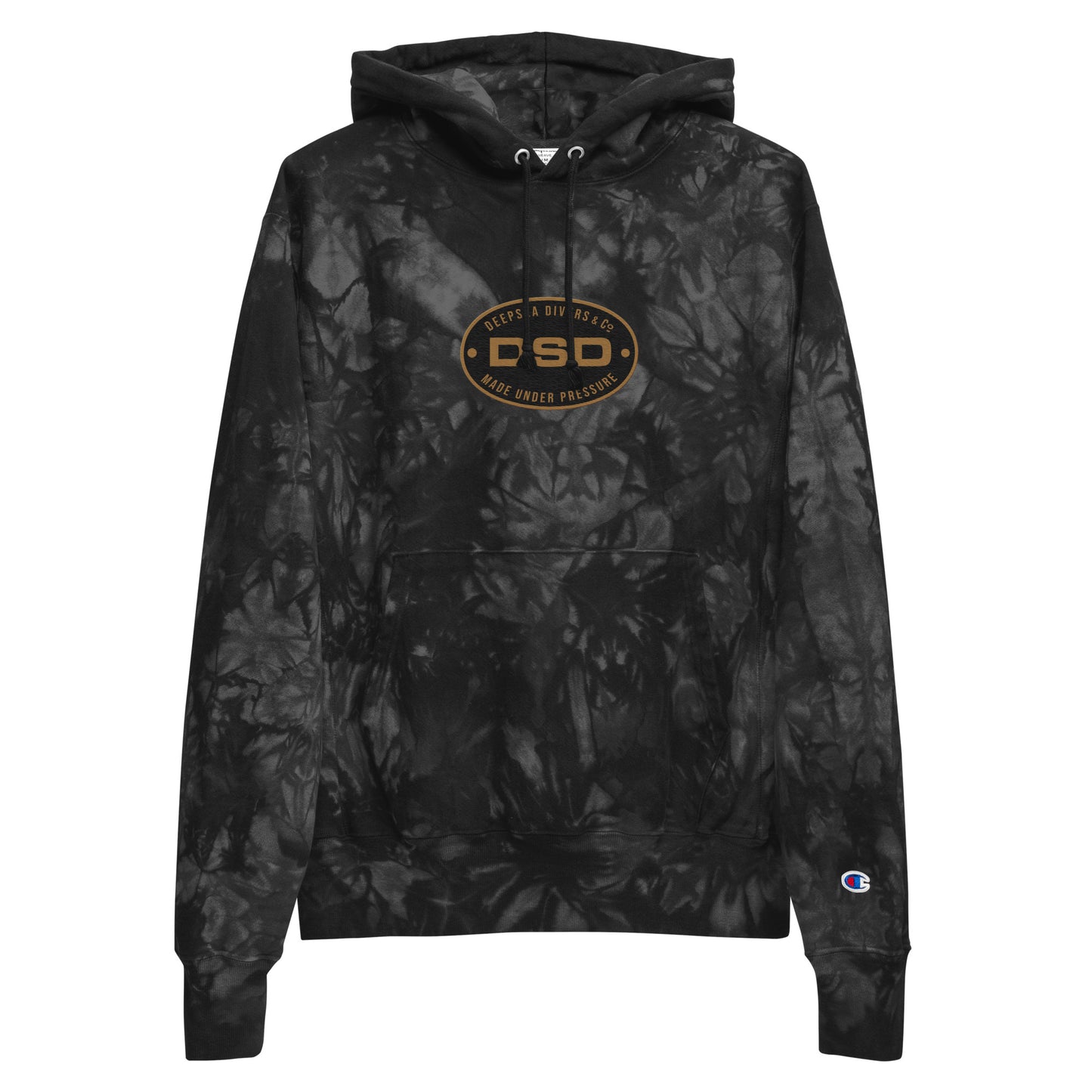 DSD Unisex Champion tie-dye hoodie