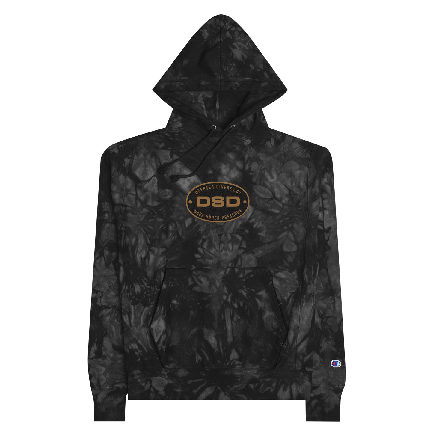 DSD Unisex Champion tie-dye hoodie