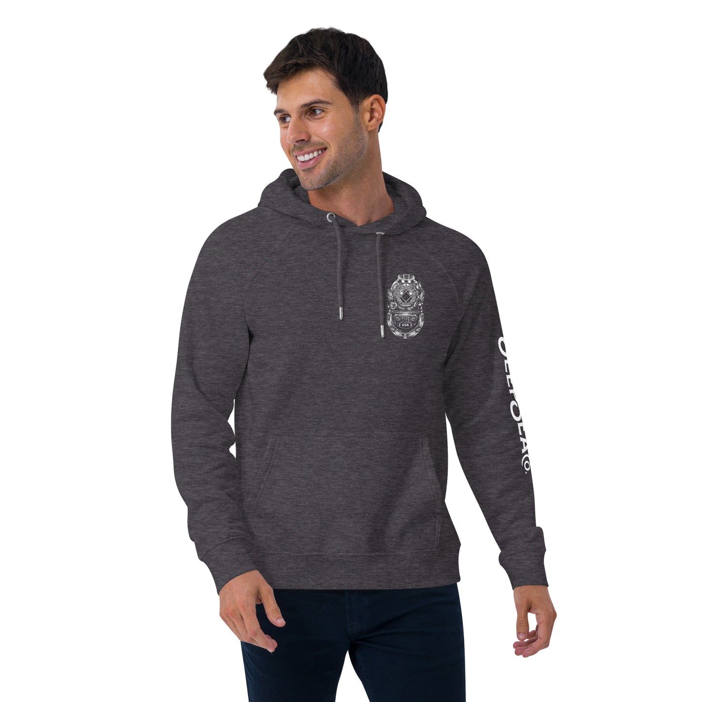 MKV DS Classic Unisex eco raglan hoodie