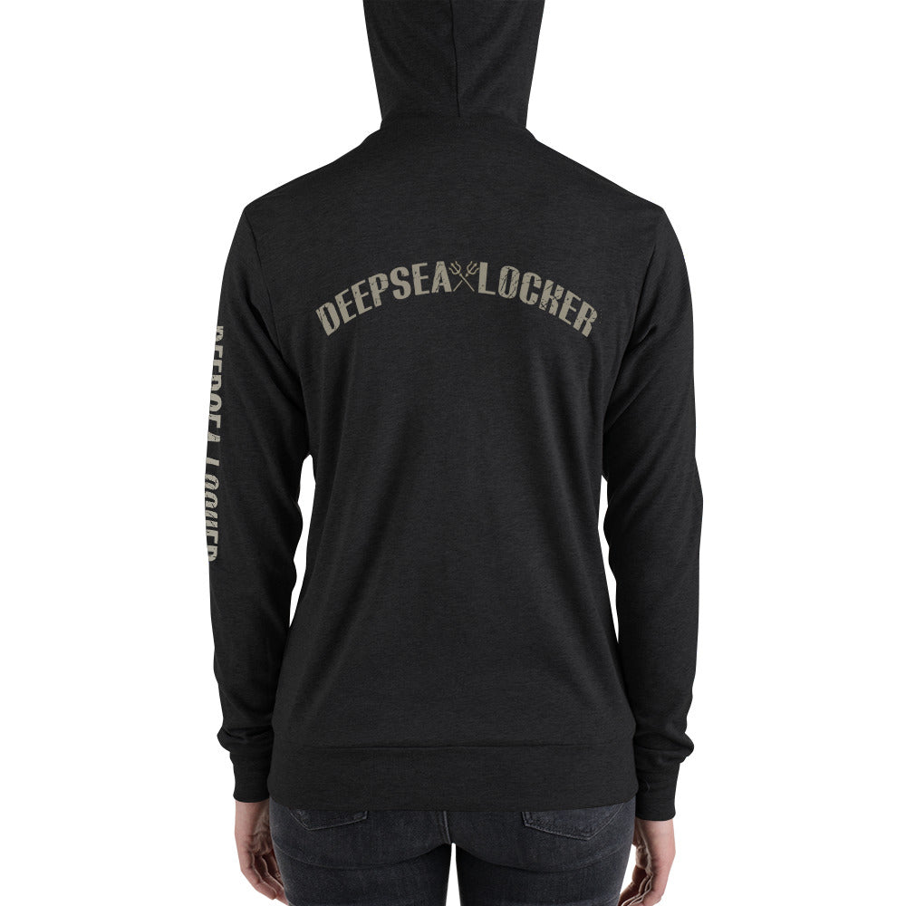 DEEPSEA LCOKER Unisex zip hoodie