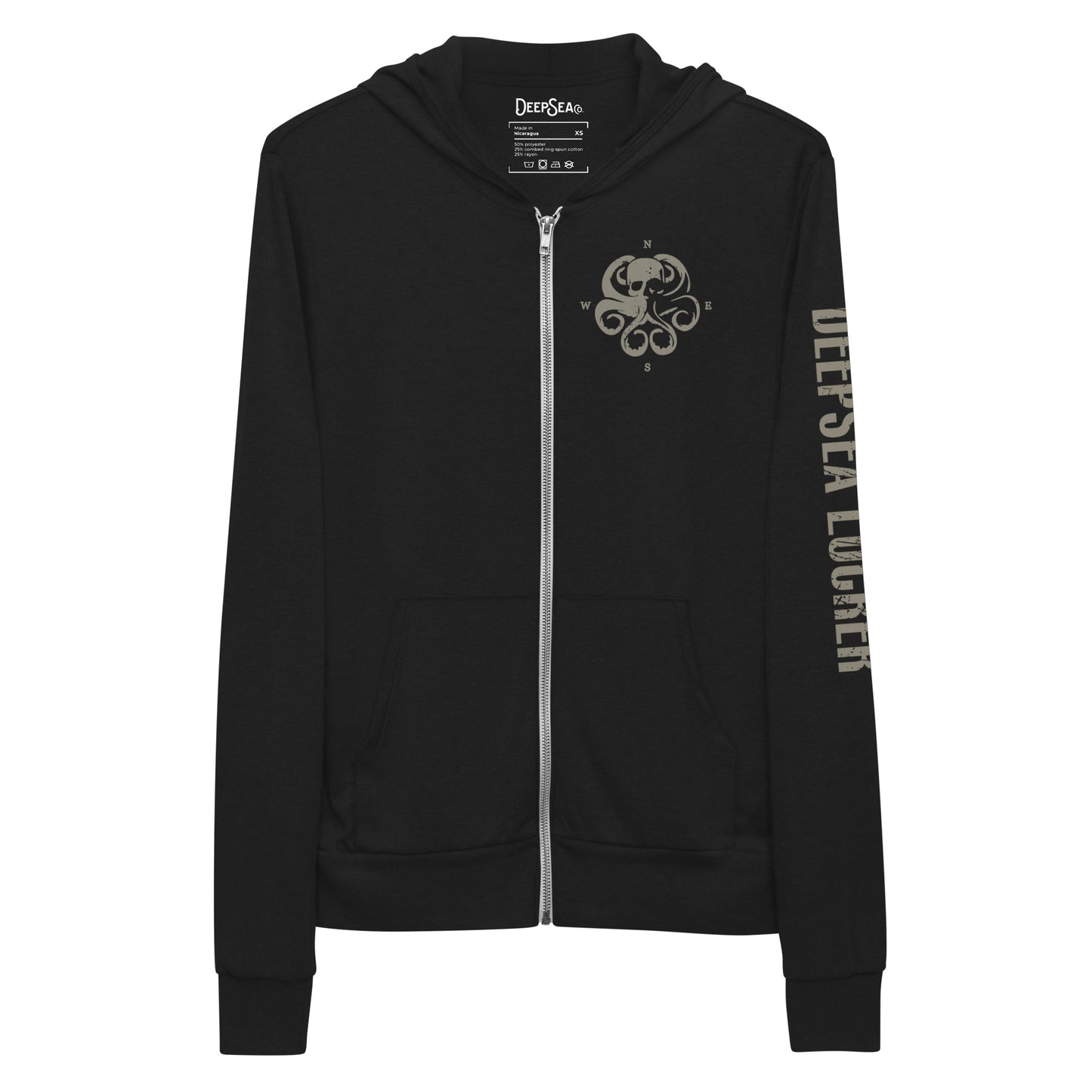 DEEPSEA LCOKER Unisex zip hoodie